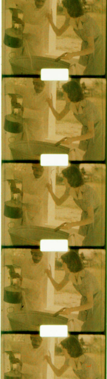 Frame enlargements of 9.5mm Dufaycolor. Circa 1937.