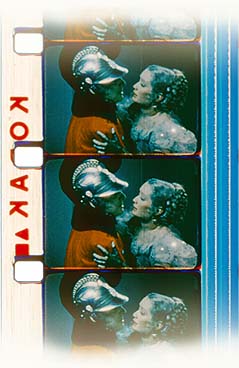 Cinecolor Frames Alan Mowbray and Miriam Hopkins