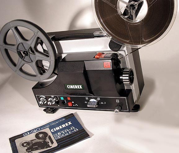 CINEREX 818 DUAL SUPER 8 8mm Variable Speed Cine Film Projector