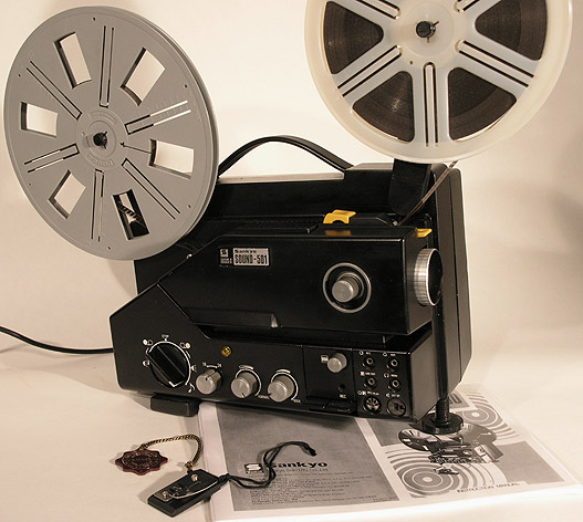 SANKYO MODEL 501 Super 8mm. Sound Projector Information Page