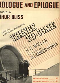 Music Score of 'Things to Come' (1936) Arthur Bliss