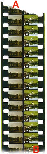 Unsplit 8mm Processed Film