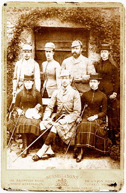 Restored Cabinet photograph from 1884